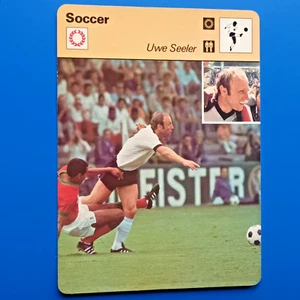 SPORTSCASTER SOCCER CARD - Uwe Seeler West Germany #13 064 21-04 - Picture 1 of 3