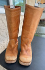 Unbranded Frye Style Tan Leather Usa Campus Biker Riding Western Boots Sz 7.5 M