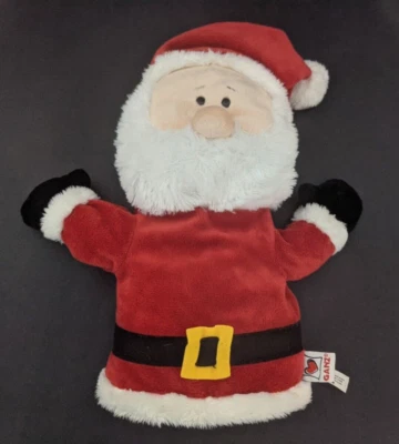 TODA Peluche Marioneta de Mano de Papá Noel Navidad 11" Foto 1 de 4