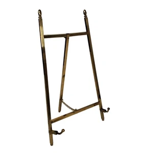 Messing Tisch Portrait Staffelei Display Ständer mit Enden - 11” hoch x 6” breit - Bild 1 von 9