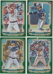 2020 Topps Gypsy Queen RETAIL EXCLUSIVE GREEN PARALLEL - PICK FROM LOT