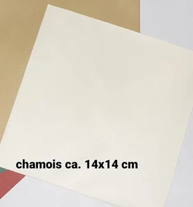 Umschläge quadratisch, einfarbig, chamois - Bild 1 von 4