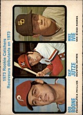1973 O-Pee-Chee (OPC) Baseball #613 Bob Boone/Mike Ivie/Skip Jutze RC Rookie Phi