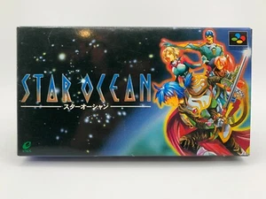 STAR OCEAN Super Famicom Japan SNES With Box & Manual US Seller SFC0839 - Picture 1 of 12