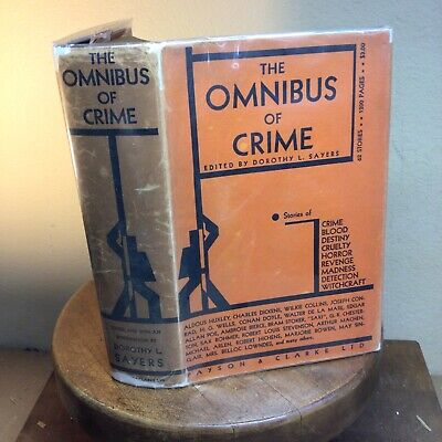 OMNIBUS OF CRIME, Editor DOROTHY SAYERS, NY1929, First Edition With Scarce D/J • 115.31€