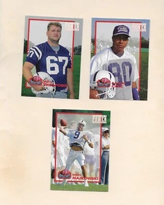 1993 Pro Set Power Moves Don Majkowski, Will Wolford, Aaron Cox Colts - Picture 1 of 1