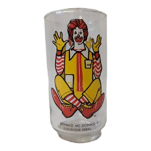 Vintage 1977 MCDONALD'S 'Ronald McDonald' Collectors Series Drinking Glass Cup - Picture 1 of 2