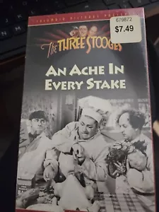 The Three Stooges: An Ache in Every Stake (VHS, 1993, Columbia/TriStar) SEALED - Imagen 1 de 2