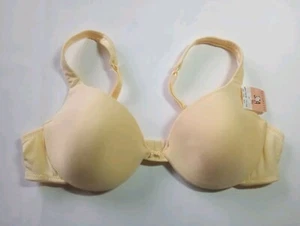 36A Vintage VASSARETTE Padded Underwired PUSH UP BRA 75-518 - Picture 1 of 12