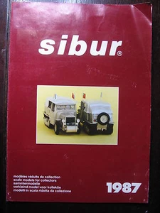 CATALOGUE SIBUR 1987 CITROEN C6 CROISIERE JAUNE RENAULT 5 TURBO - Imagen 1 de 1
