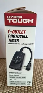 LIGHT TIMER Hyper Tough Outdoor Fotozelle Timer, Einzelsteckdose, 10 Ampere - Bild 1 von 5