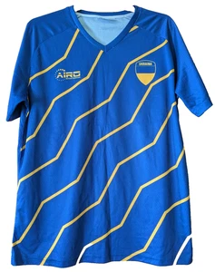 Ukraine Football Shirt Away Fantasy Concept Airo Fan Designed Jersey UK L - Picture 1 of 9