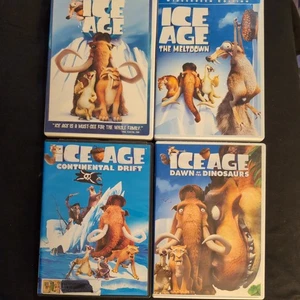 Ice Age 4-Movie DVD Lot Ice Age, Meltdown, Dawn of the Dinosaurs Cont. Drift - Picture 1 of 13