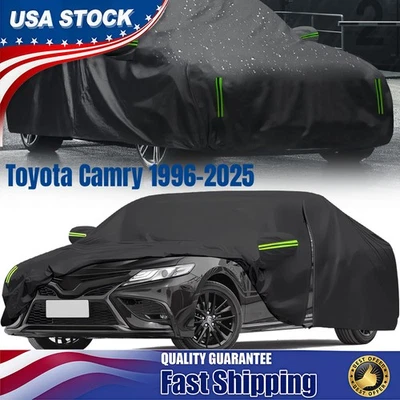 Car Cover Car Rain Sun UV Protection Snow Cover for Toyota Camry 1996-2025 US - Imagem 1 de 4