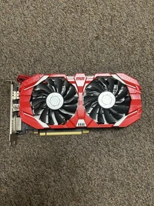 CUSTOM RED MSI GTX 1060 3GB - Picture 1 of 6