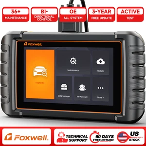 Foxwell NT809 Bidireccional Todo Sistema Coche OBD2 Escáner Herramienta de Diagnóstico ABS SRS - Imagen 1 de 13