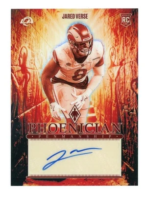 2024 Panini Phoenix #PRP-JVE Jared Verse RC Phoenician Rookie Penmanship Auto - Image 1 of 2