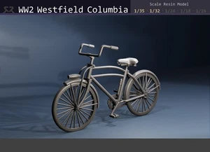 Escala 1/32 o 1/35: WW2 US Army M305 Westfield Columbia Bicicleta (ID: 14.20) - Imagen 1 de 8