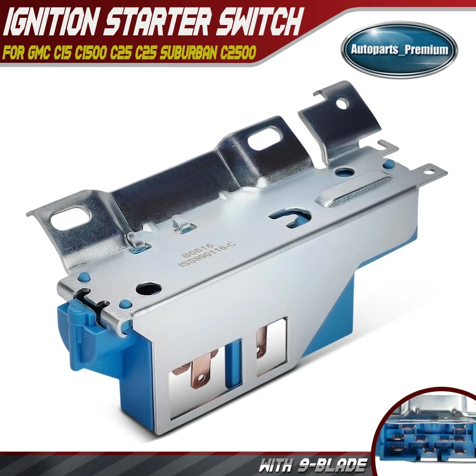 Ignition Switch for GMC C15 C1500 C25 C25 Suburban C2500 K25 C35/C3500 Pickup - Image 1 of 4