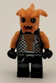 Vintage Lego Minifigure Space Police 3 Alien Kranxx Minifig 5970 5974