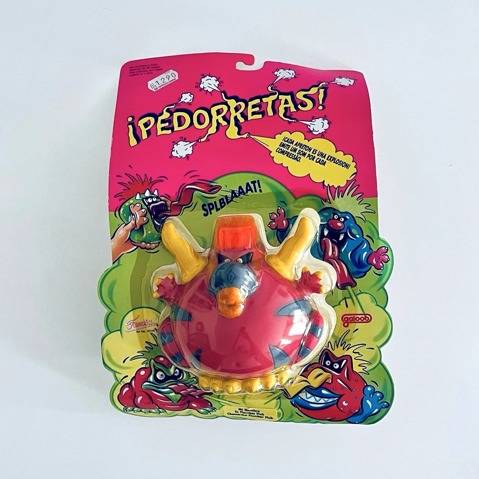 Pedorretas Flumber Flub 1992 Famosa Galoob Carded New Spain RAZZ BLASTERS rare - Imagen 1 de 4