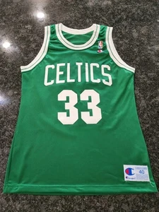 Vintage 90s Larry Bird #33 Boston Celtics Champion NBA Jersey - Size 40 - Picture 1 of 12