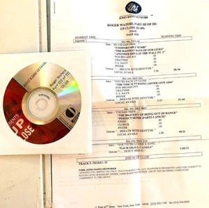 26.2.01 AUS NÄCHSTER NÄHE MIT ROGER WATERS IM STUDIO, 1 STUNDE, TEIL 3 VON 3, 7 MELODIEN - Bild 1 von 2