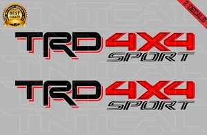 TRD 4x4 Sport Decal Set 2016 - 2020 Tacoma Tundra Toyota Truck Sticker Red/Black - Bild 1 von 1