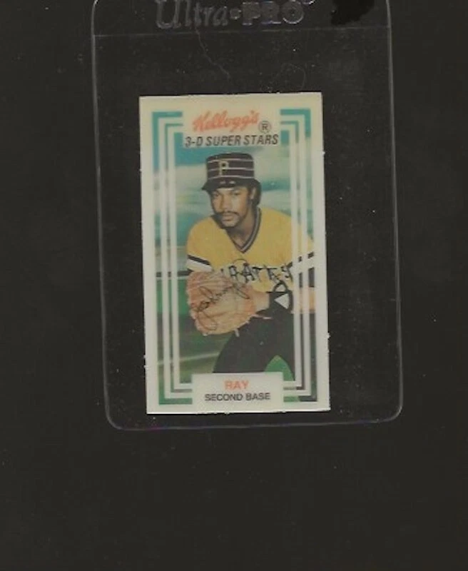 1983 KELLOGG'S 3-D JOHNNY RAY #24 HIGHER GRADE GREAT SHAPE - Image 1 of 1