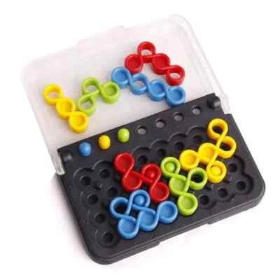 Intelligence Magic Ring Children Adult Desktop Board Game IQ Twister - Image 1 of 4