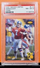 JOHN ELWAY-1995 🔥 IMAGES LIMITED “ICONS” # I-6 / PSA NM-MT 8 🔥DENVER BRONCOS