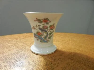 Olla para posy Wedgwood Kutani Crane porcelana hueso R4464 Foto 1 de 3