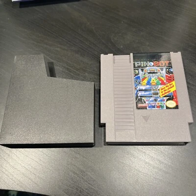 Pinbot (NES, 1990) Cleaned Tested Working Video Game Classic Arcade Game Retro - Image 1 of 4