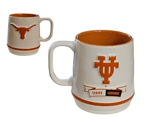 University of Texas Longhorns Coffee Mug 3D Embossed Raised Logo Cup Football  - Picture 1 of 6