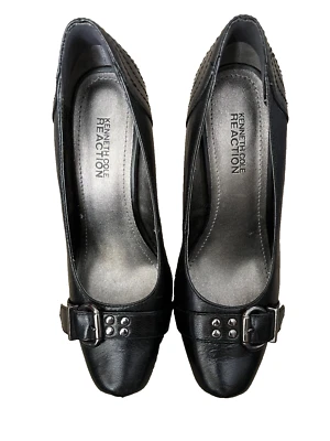 Zapatos de tacón alto negros Kenneth Cole Reaction talla 5-1/2 "Turn Your Luck" Foto 1 de 4