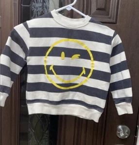 Zara Smiley World kids sweatshirt Size 6  - Picture 1 of 5
