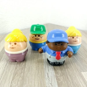 4 Little Tikes Vintage Toddle Tots Blonde Hat Chunky Figures African Tie Hat - Picture 1 of 8