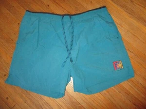 vtg 1980s 1990s WEEKENDS BEACHWEAR SWIM SUIT Shorts Trunks Surfboard MENS XL - Picture 1 of 5