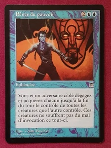 Magic The Gathering STRONGHOLD REINS OF POWER FRENCH blue card MTG - Picture 1 of 2