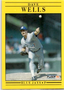 1991 Fleer - #188 David Wells - Bild 1 von 2