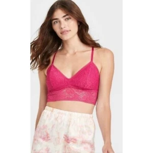 Stylish Auden Women's Tea Rose Bralette-Medium - Picture 1 of 7