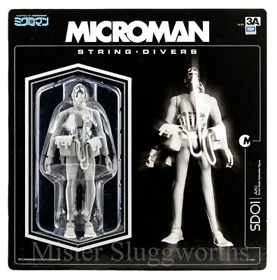 Новый 3A Microman Micronauts струнных инструментов водолазов SD01 Michael Ashley дерева в заводской упаковке - Изображение 1 из 4