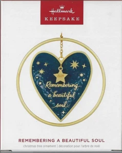 Hallmark Keepsake 2024 Remembering a Beautiful Soul Christmas Tree Ornament NEW - Picture 1 of 2