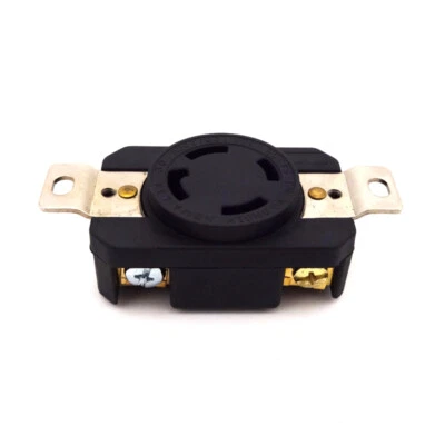4 Prong Twist Lock Socket 125/250V NEMA L14-30R 30AMP For Gasoline Generator - Image 1 of 4
