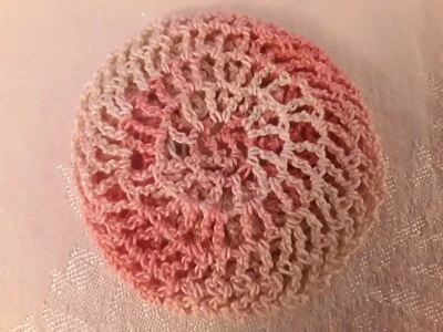 Funda para moño de pelo de algodón ganchillo a mano - Varios colores disponibles Foto 1 de 2