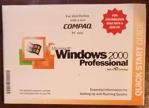 Windows 2000 Professional OEM Brand New - Quick Start Guide - Picture 1 of 3