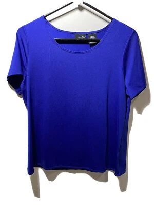 Top East 5th Essentials Talla L Punto Mujer Azul Real Manga Corta Elástico Foto 1 de 4