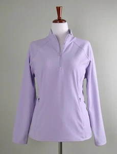 T BY TALBOTS $119 Stretch Ribbed Athletic Casual 1/2 Zip Jacket Top Size XL - Picture 1 of 6
