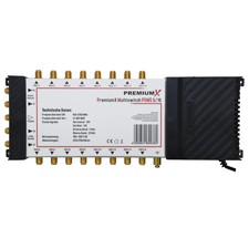 PremiumX Sat Multischalter 5/16 Multiswitch 16Teilnehmer Switch FullHD HDTV PMSE