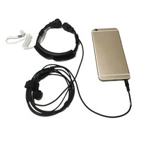 Garra de Microfono de Garganta Flexible 3.5mm Microfono oculto auricular ac G9R1